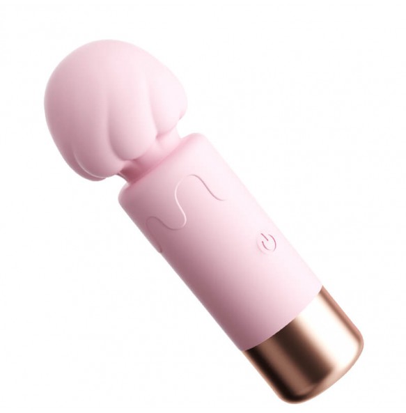 MizzZee - Mini Ice Cream AV Stick Heating Vibrator (Chargeable - Pink)